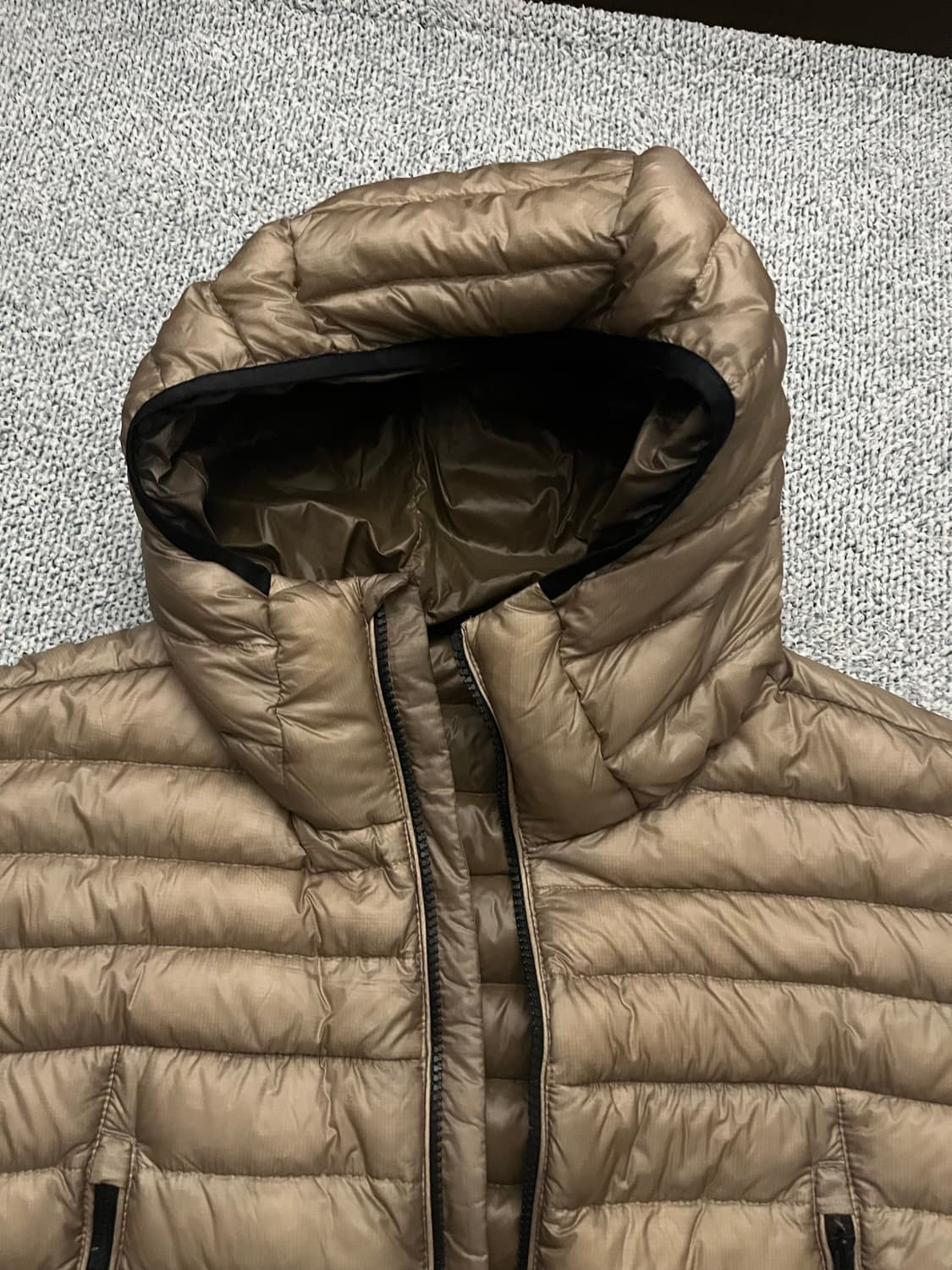 무신사 스탠다드 시티레저 경량패딩 머드베이지 M 상품이미지2