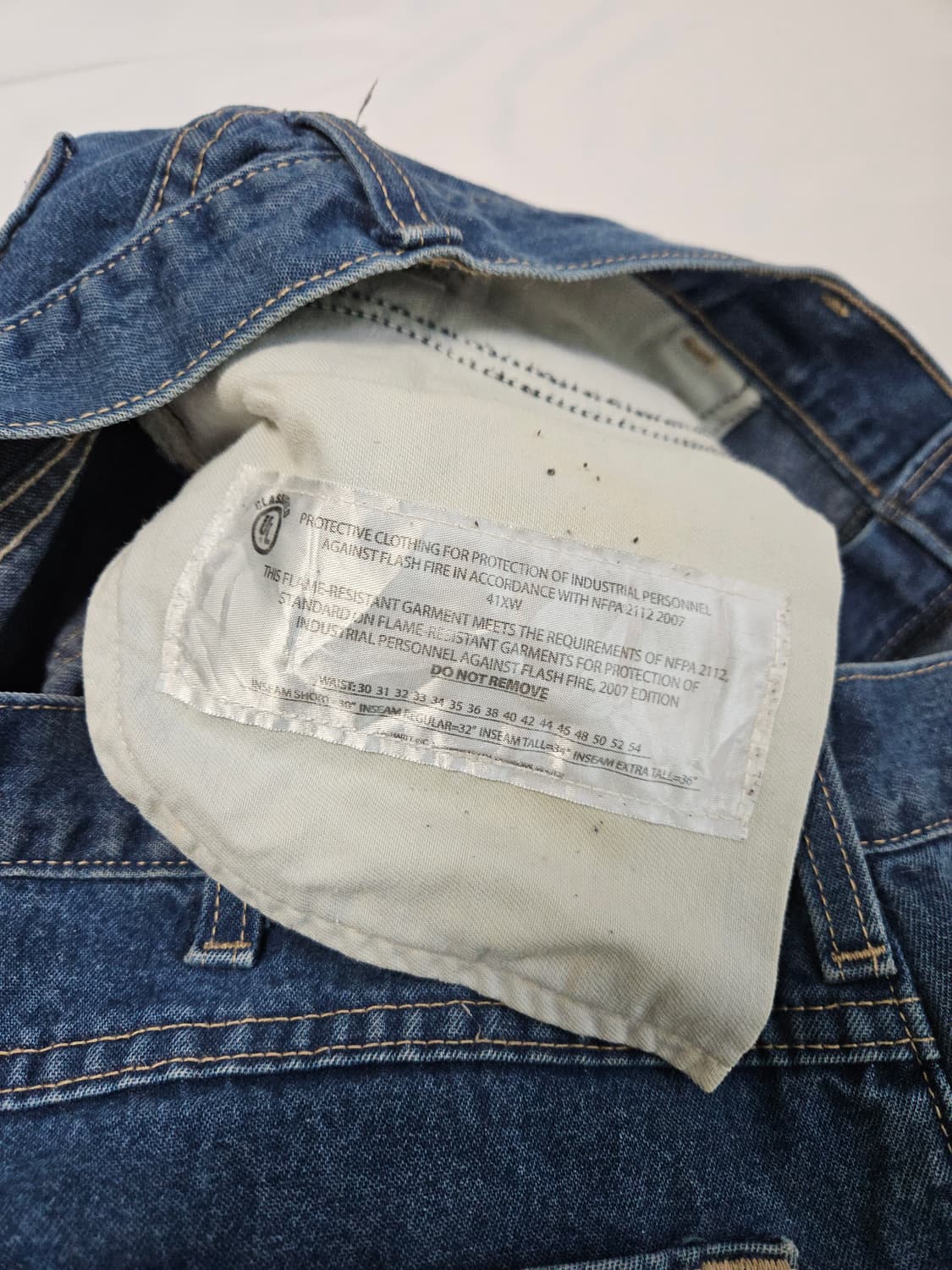 칼하트 USA 오리지널 레귤러 배기 데님팬츠 와이드 워크팬츠 42x30 상품이미지6