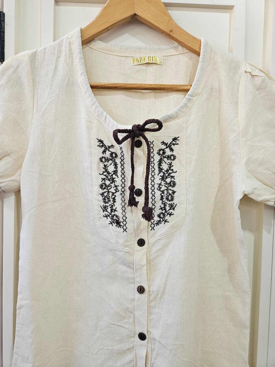 자수 린넨 모리걸 원피스 상품이미지3