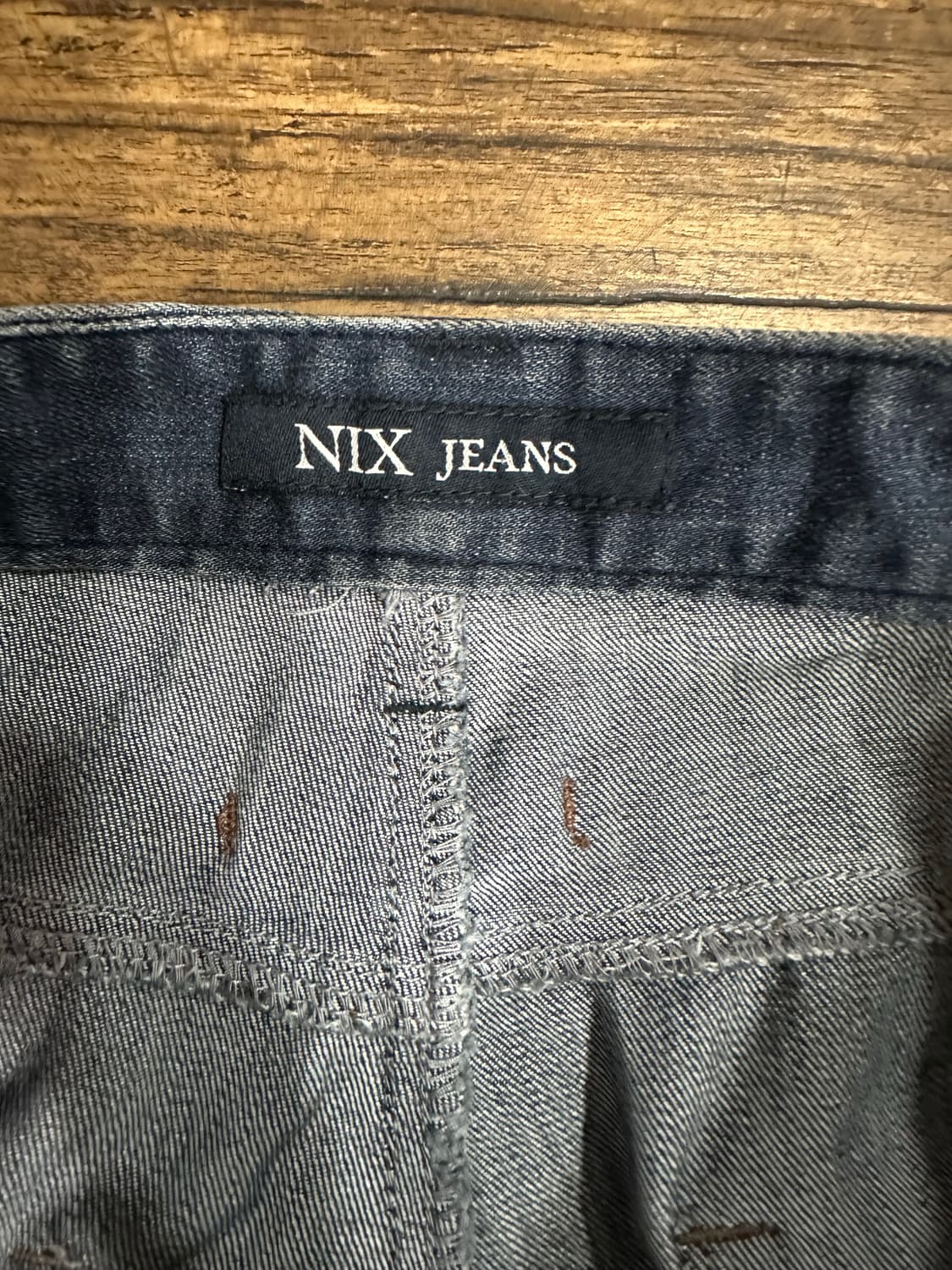 NIX 청바지 스트레이트핏 빈티지워싱 데님 32사이즈 상품이미지8