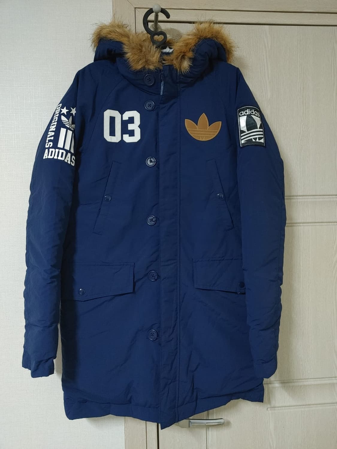 아디다스 롱파카 네이비 085 상품이미지1