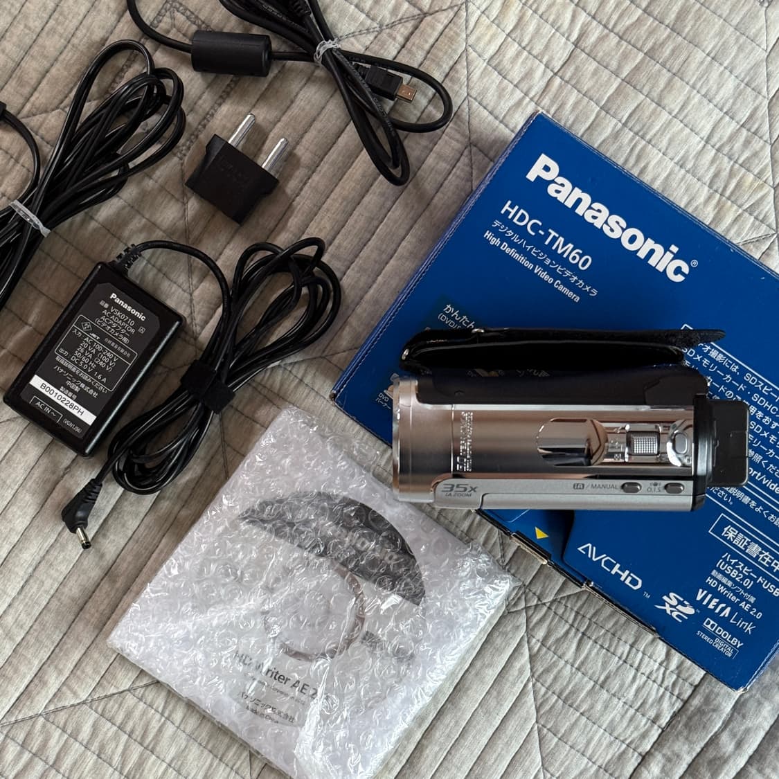 풀박스 Panasonic HDC-TM60 파나소닉캠코더 빈티지캠코더 디카 상품이미지10