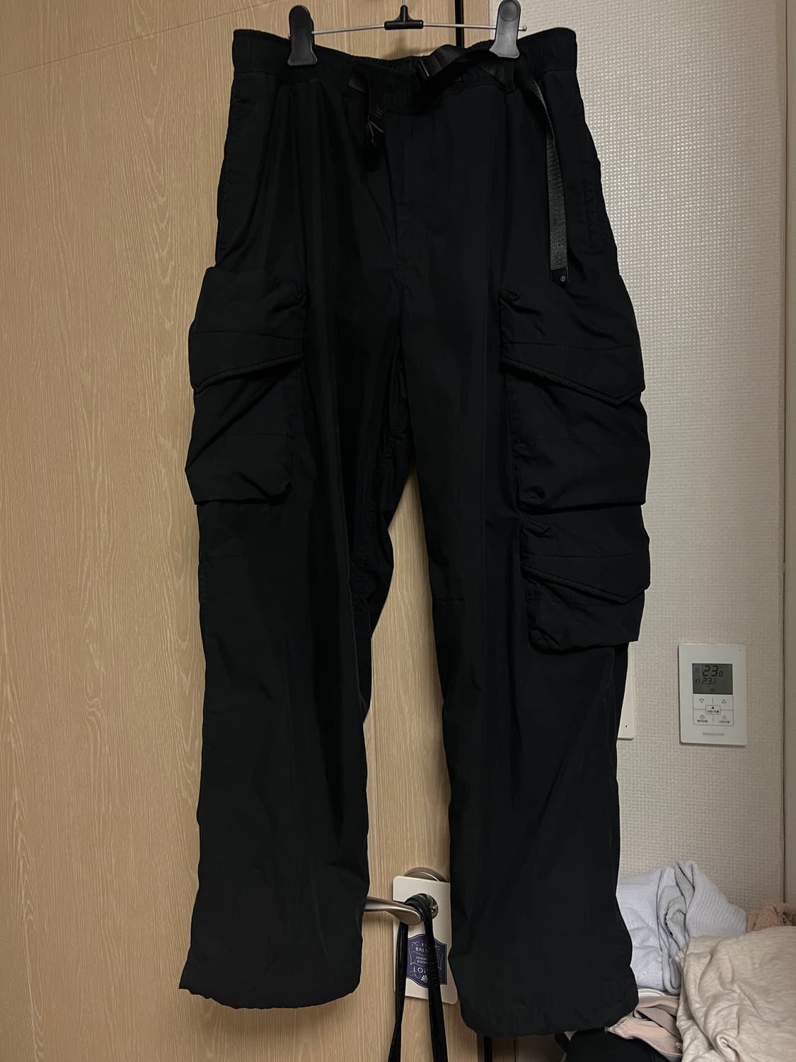 모이프 24AW 시모팬츠 블랙 2 사이즈 팝니다 상품이미지1