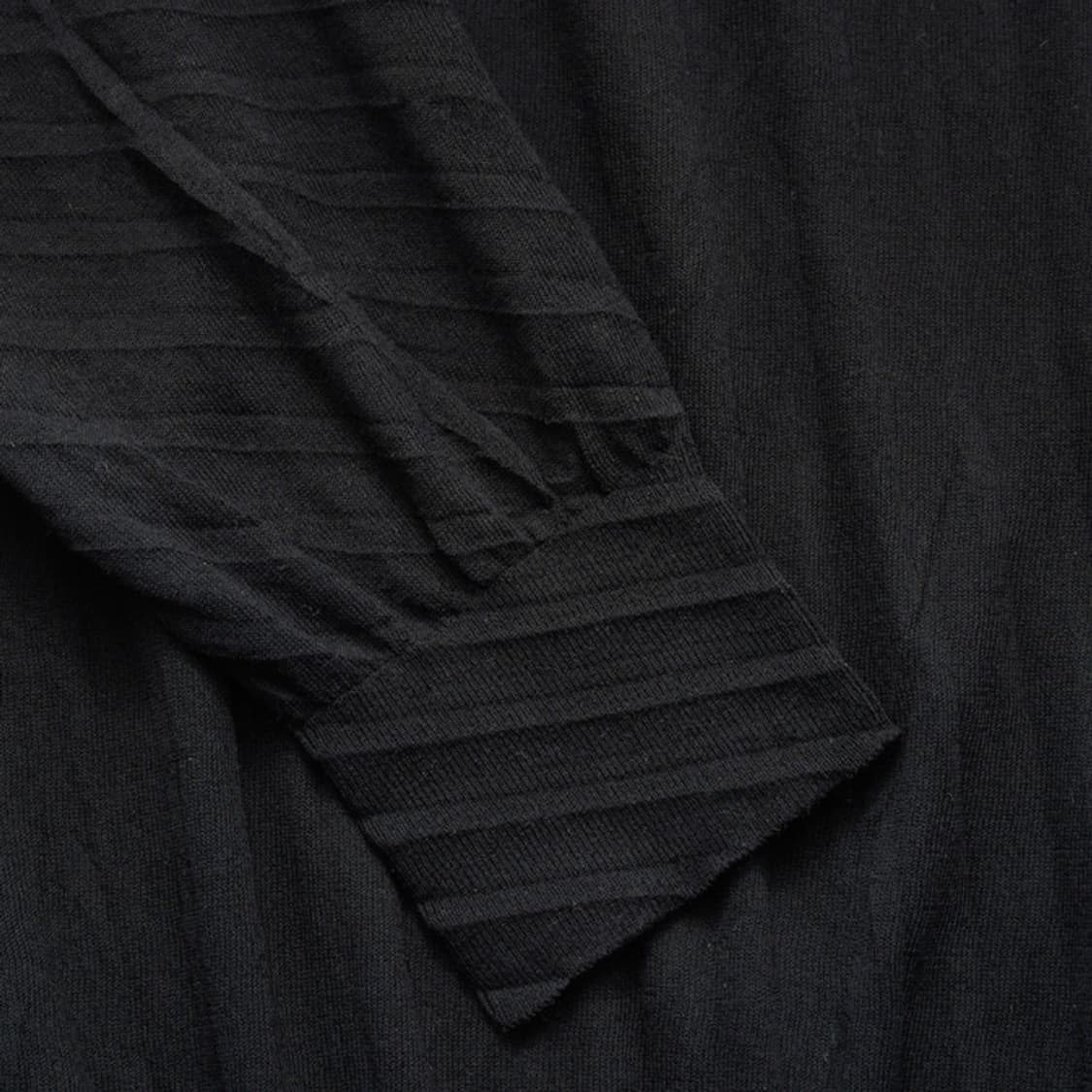 파르벵(FARVEN) 리본 타이 플리츠니트 55-66 새상품 상품이미지4