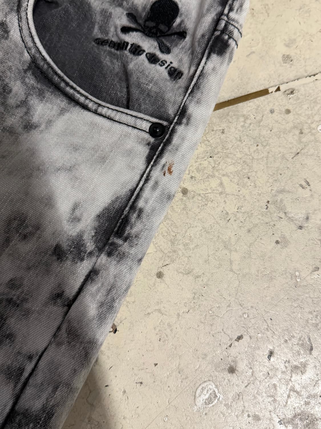 Roen x semantic design washing pants 상품이미지4