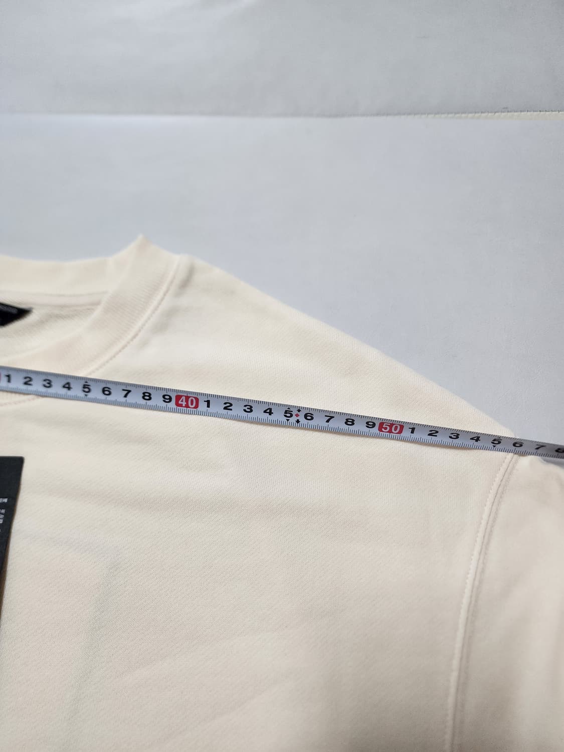 지오지아앤드지맨투맨티셔츠105사이즈아이보리 상품이미지5