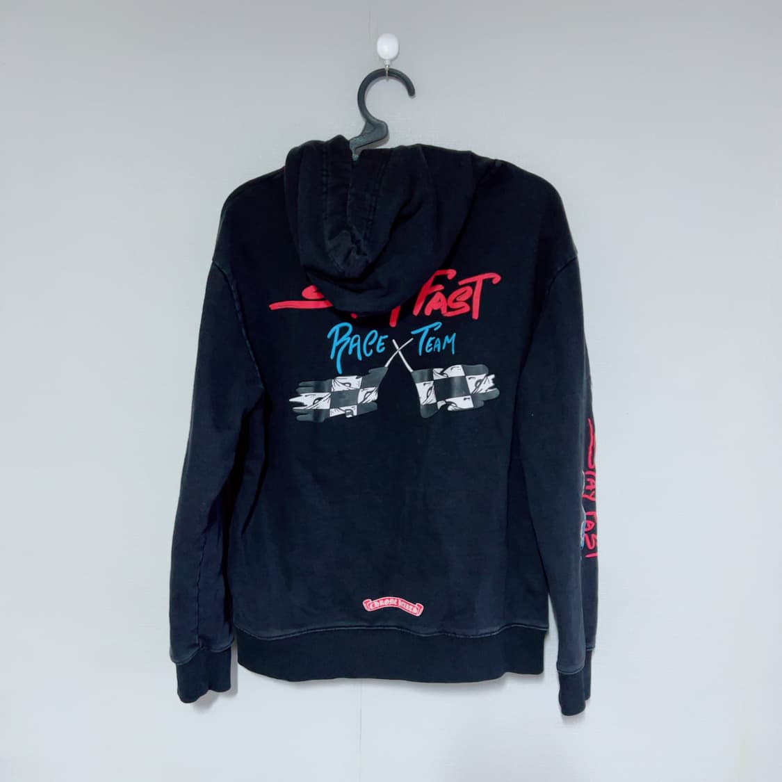 크롬하츠 레이싱 프린팅 공용 후드티 상품이미지8