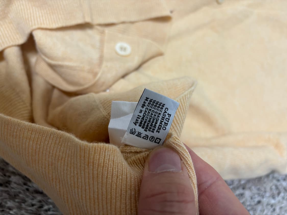 이태리제 캐시미어100프로 니트 베스트 사이즈 100 상품이미지4