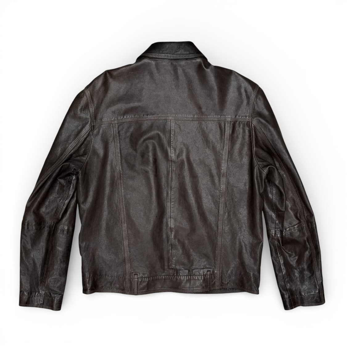 휴고 보스 램 레더 자켓 상품이미지2