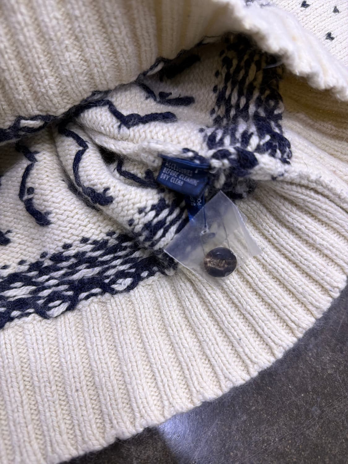 폴로 랄프로렌 코위찬 페어아일 디어 캐시미어 앙고라 스웨터 L 상품이미지8