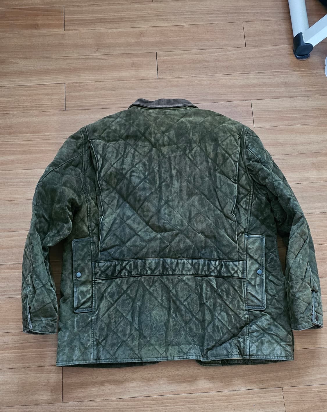 폴로 랄프로렌 오일 왁스 퀼팅 가죽 모호크 XL 사이즈  상품이미지6