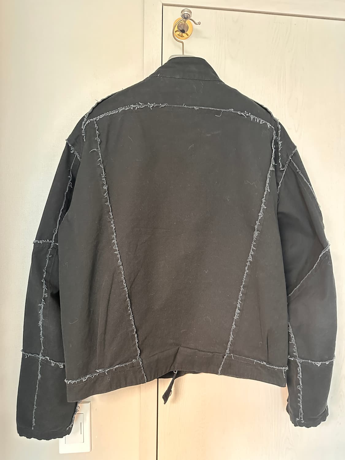 ETCE DOUBLE ZIP MOTO JACKET (BLACK) L 상품이미지2