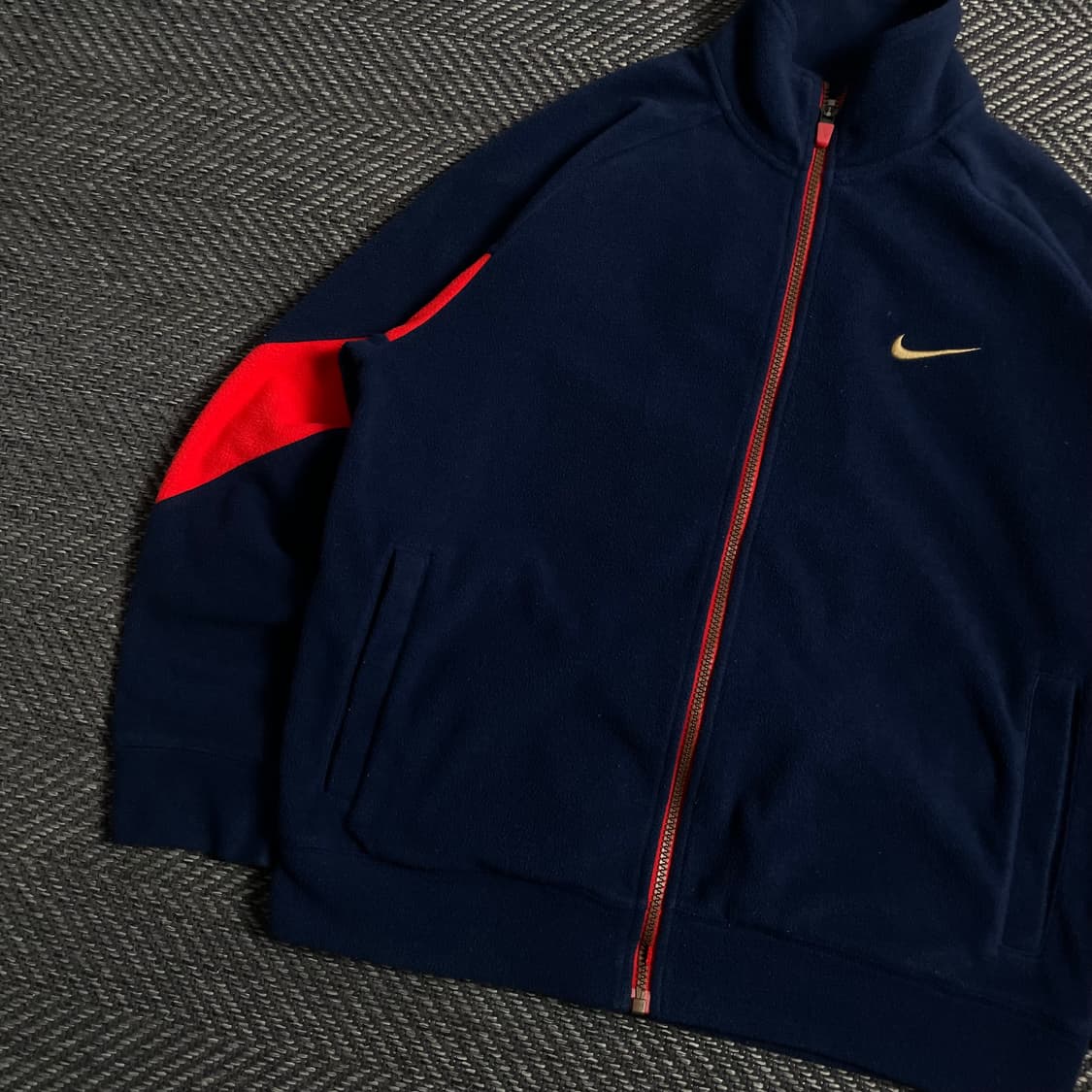 00s 나이키 빅로고 올드스쿨 플리스 자켓o 3964 상품이미지3