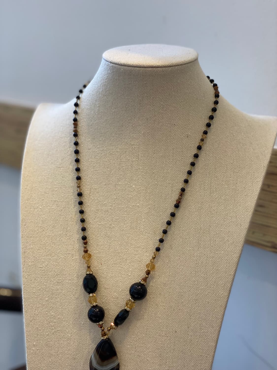 일본 수입 빈티지 아케이드 원석 목걸이 상품이미지10