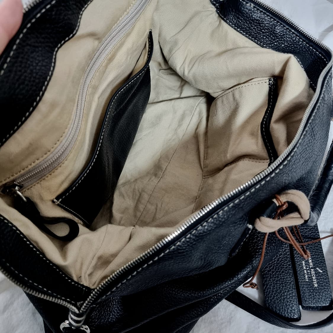 다니엘에스떼 소가죽100 토트백 숄더백 가방 /상태최상 (구매가94만) 상품이미지9