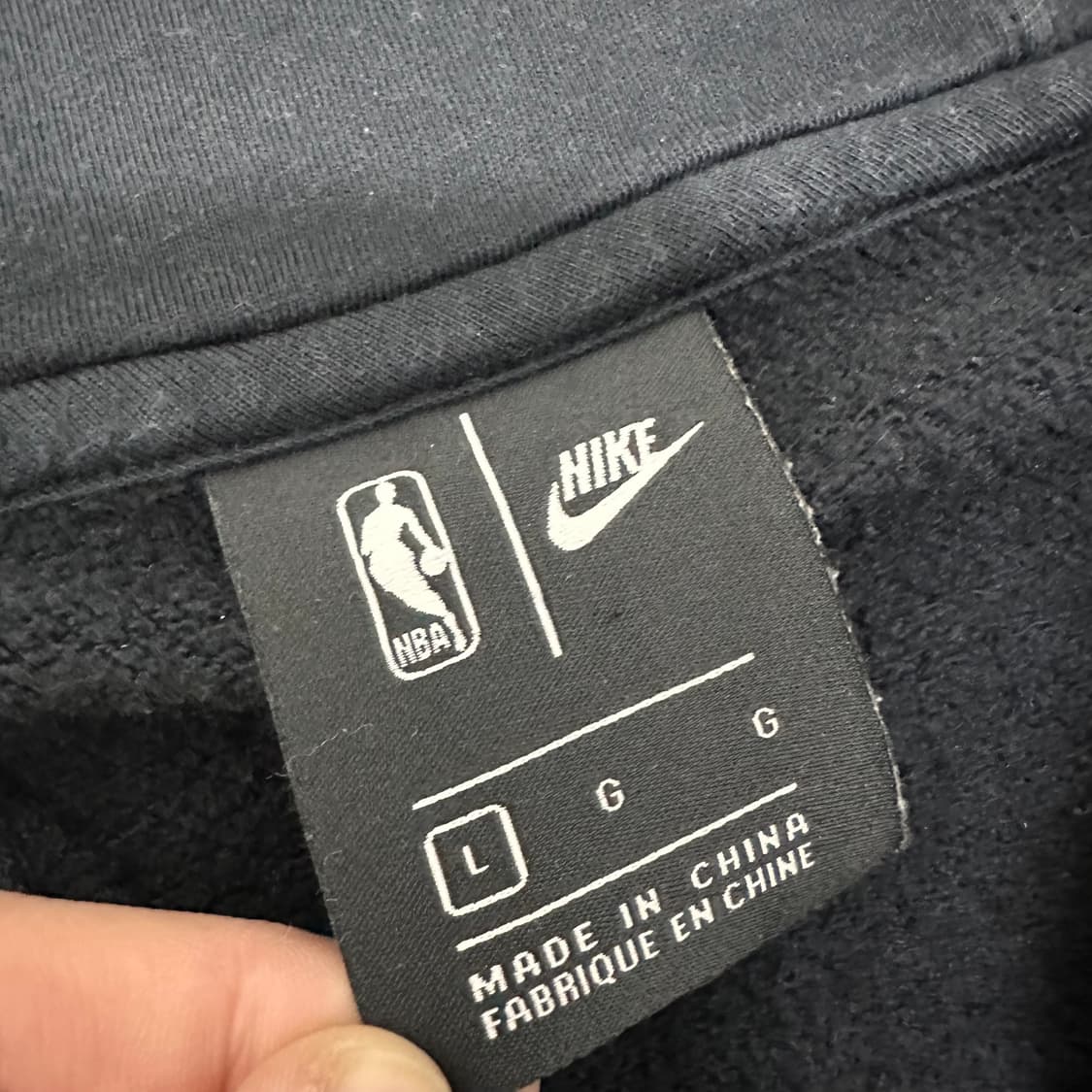 NIKE x NBA 나이키 콜라보 후드집업 블랙 L 상품이미지4