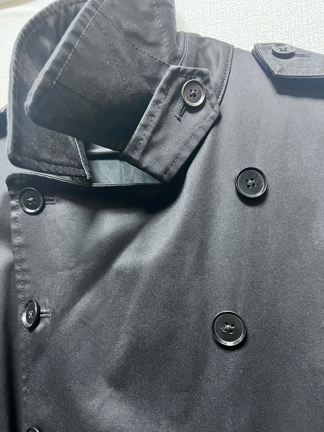 요지야마모토 Y’s / 블랙 트렌치코트 상품이미지4