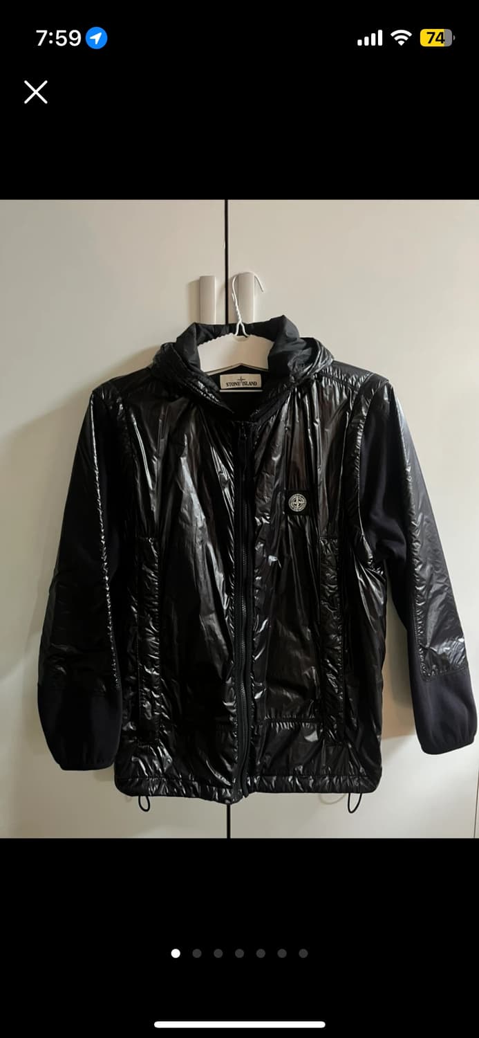 스톤아일랜드 유광 점퍼 자켓 XL 상품이미지3