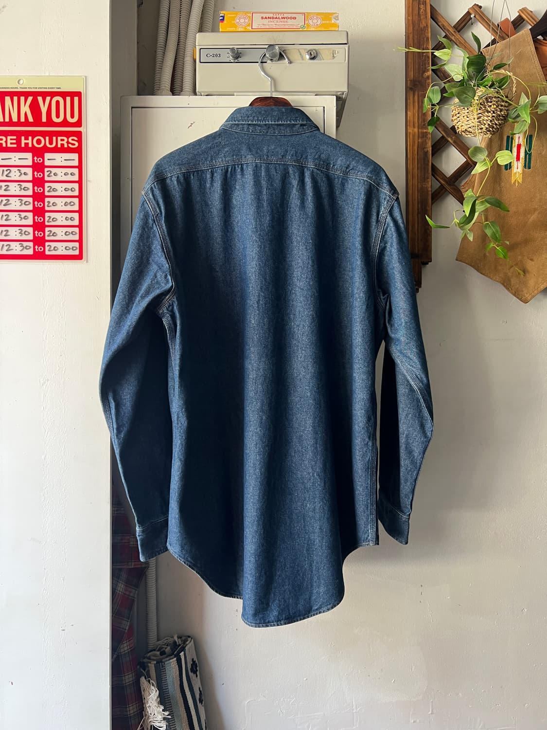 [L]폴로 컨트리 14oz 덩가리 데님 워크셔츠 상품이미지6