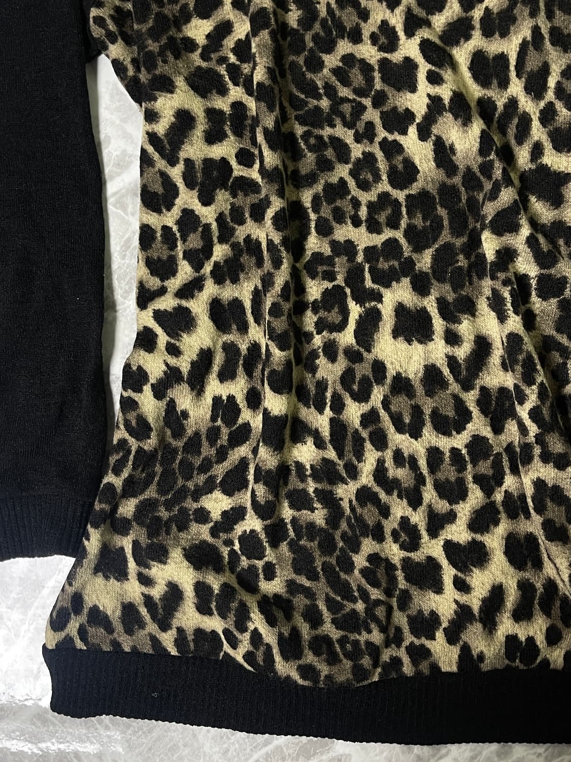 leopard round knit 상품이미지3