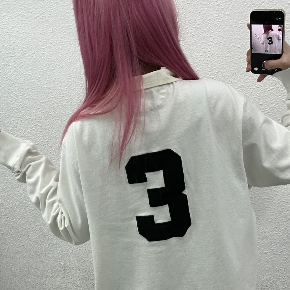 폴로 랄프로렌 블랙 빅포니 화이트 pk티 XL 상품이미지2