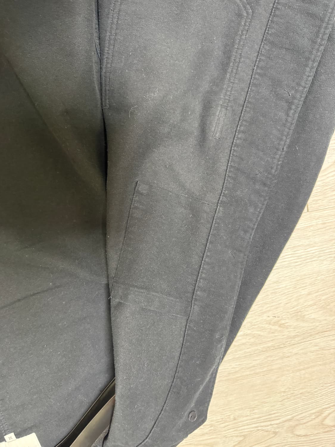 [M]아트이프액츠 몰스킨 프렌치 워크 자켓 블랙 상품이미지6