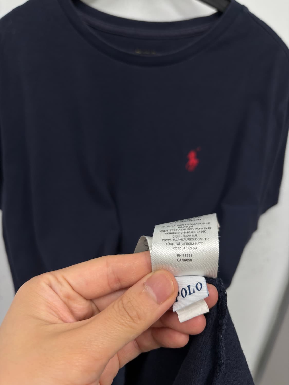 폴로랄프로렌 반팔티   네이비 상품이미지5