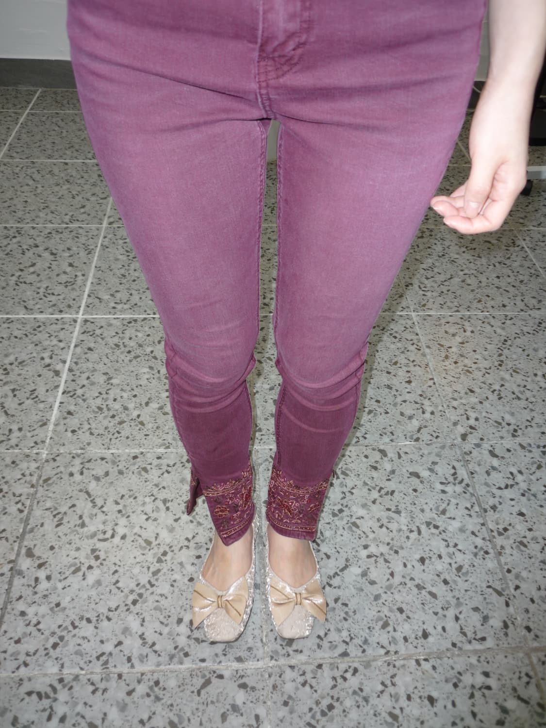 Zipper detail skinny jeans 상품이미지3
