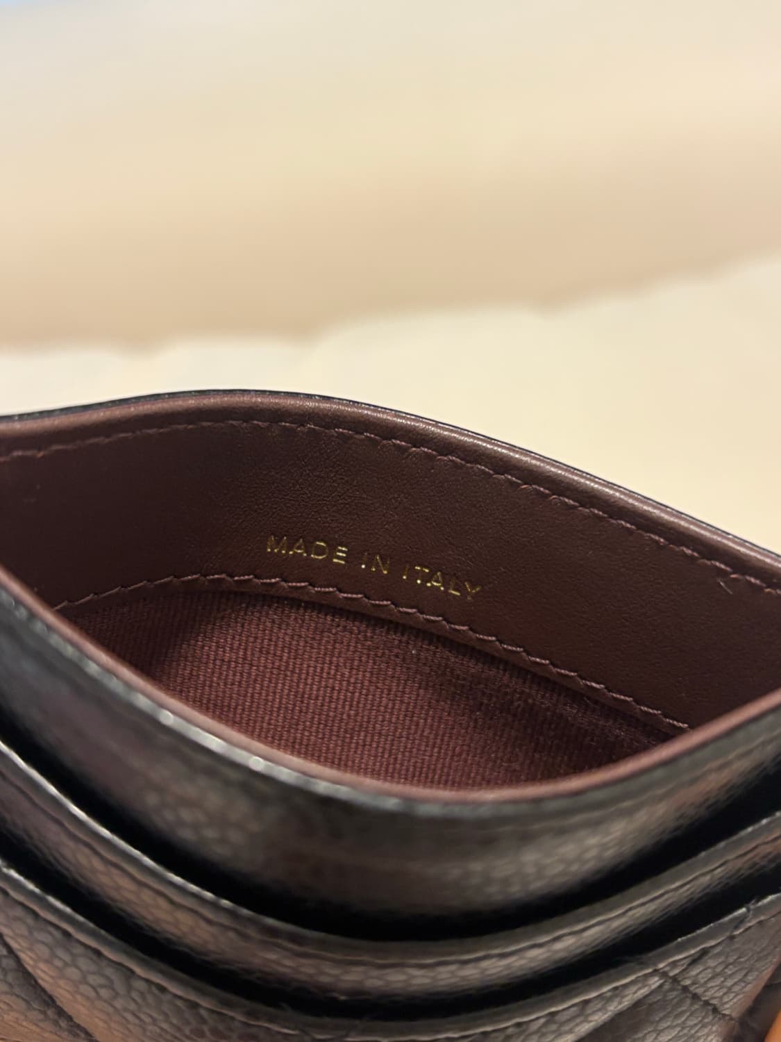 샤넬 클래식 캐비어 카드지갑 금장 카드홀더 상품이미지9