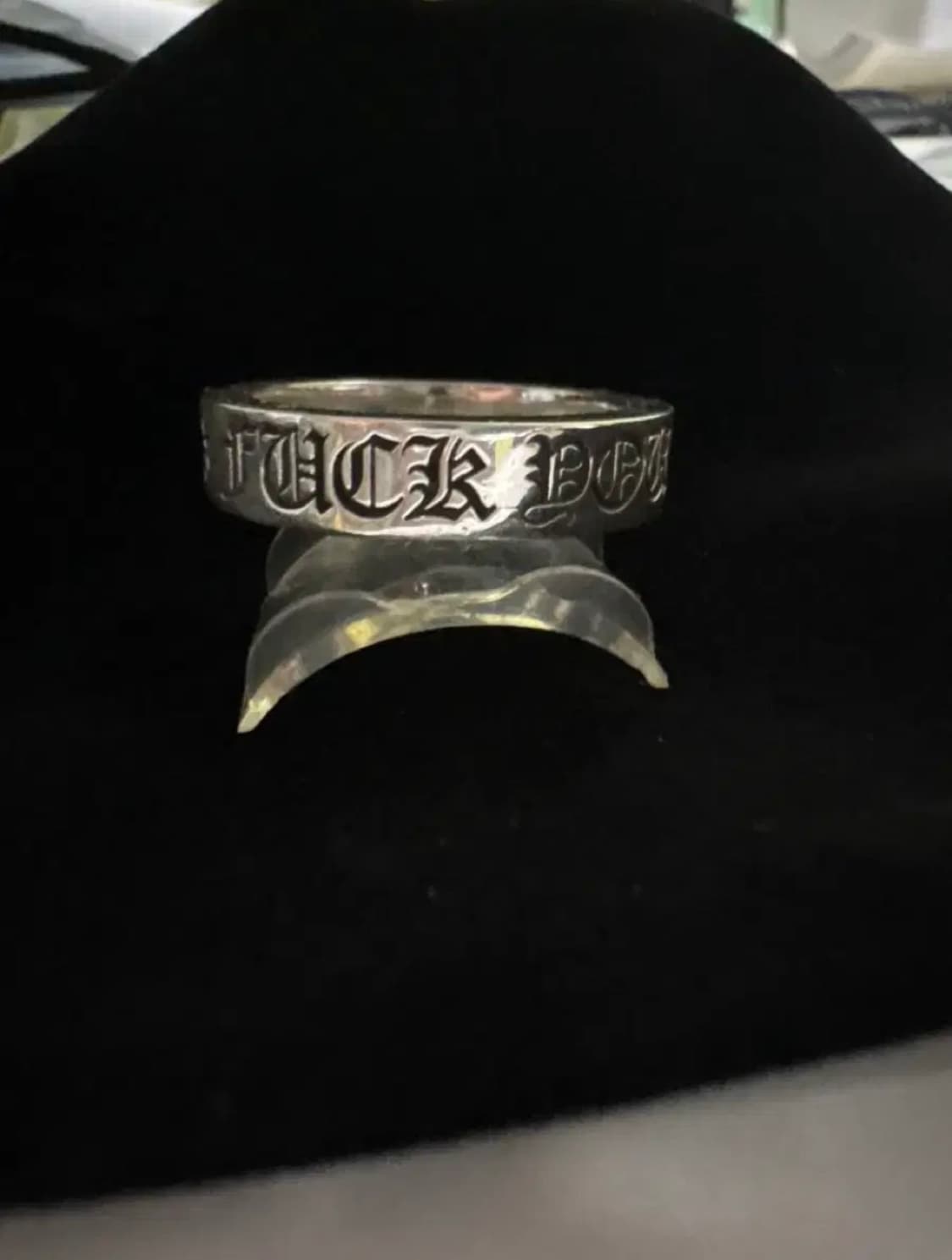 크롬하츠 퍽유링 6mm 반지 US11 팝니다 상품이미지1