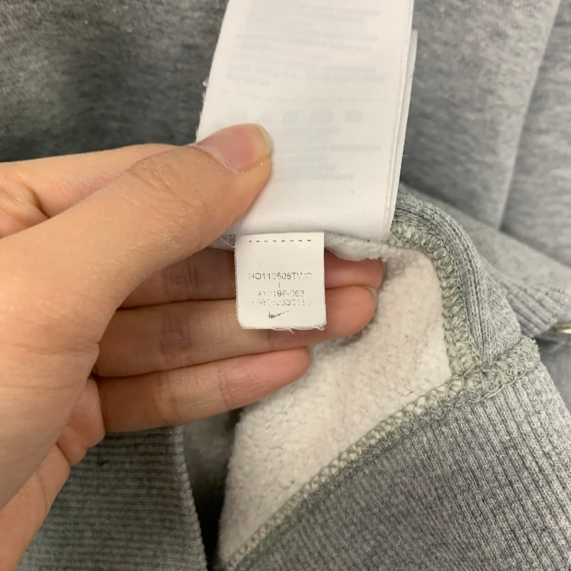 나이키 스우시 그레이 후드집업 상품이미지6