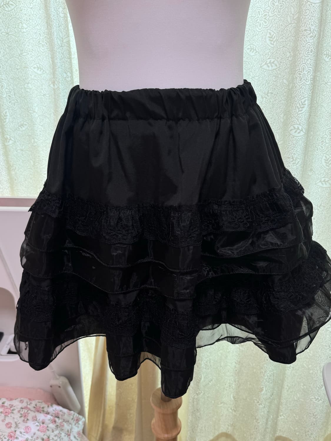 (새상품) lace tiered skirt 상품이미지2