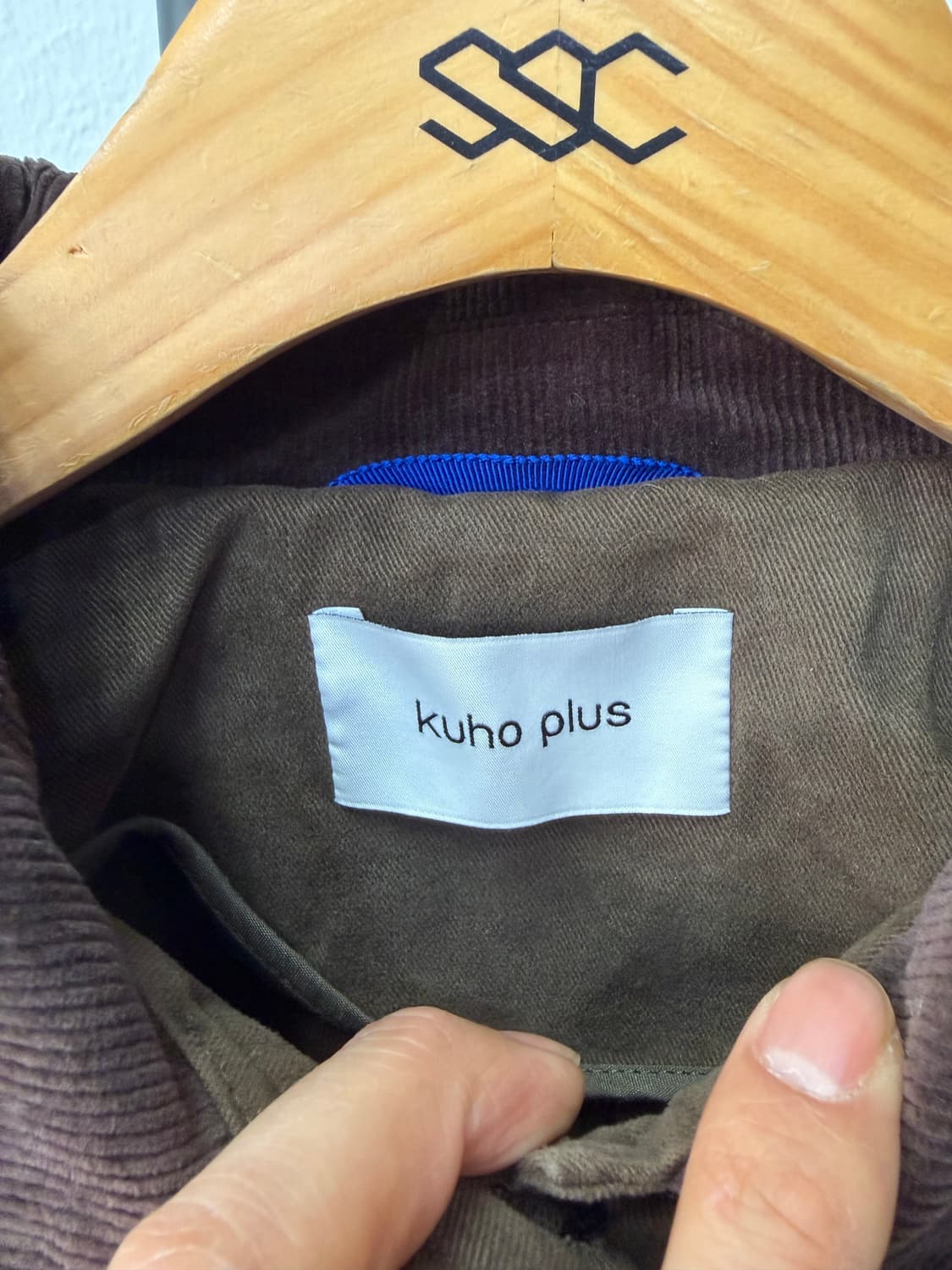 정품) 구호플러스 브라운 24ss 코듀로이 자켓 F 상품이미지7