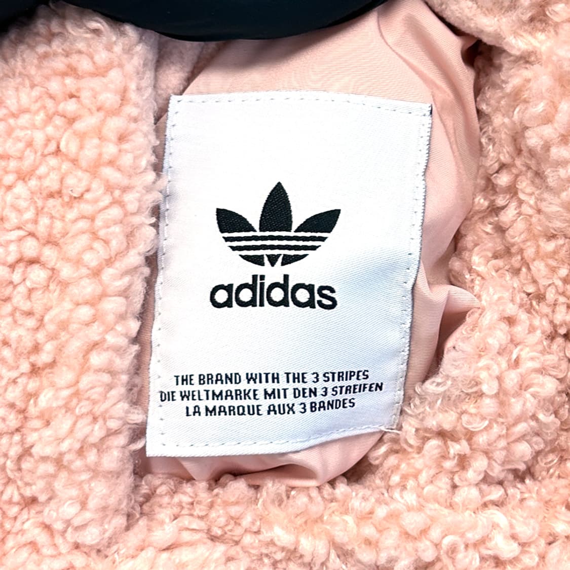 아디다스 양털 쉐르파 빅로고 리버시블 양면 코트 바람막이 자켓 점퍼 M 상품이미지7