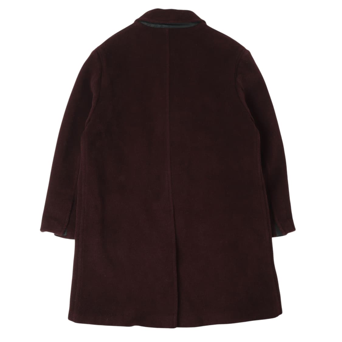 프라다 다크브라운 레더 스트랩 빅포켓 버진울 싱글 코트 상품이미지5