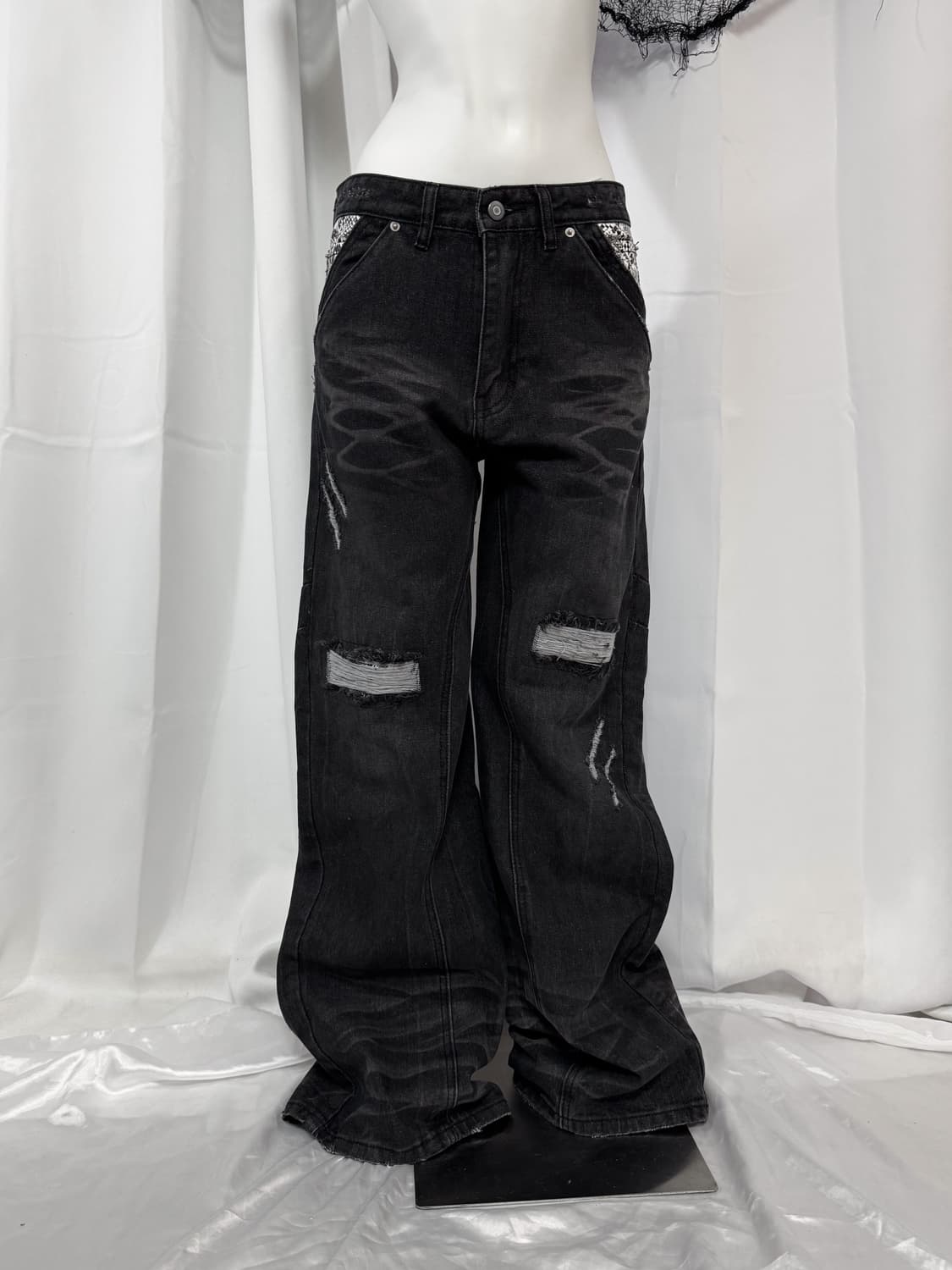 snake denim pants 상품이미지2
