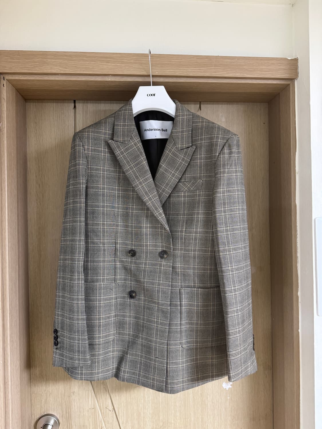 앤더슨벨 더블 자켓 오버핏  상품이미지1