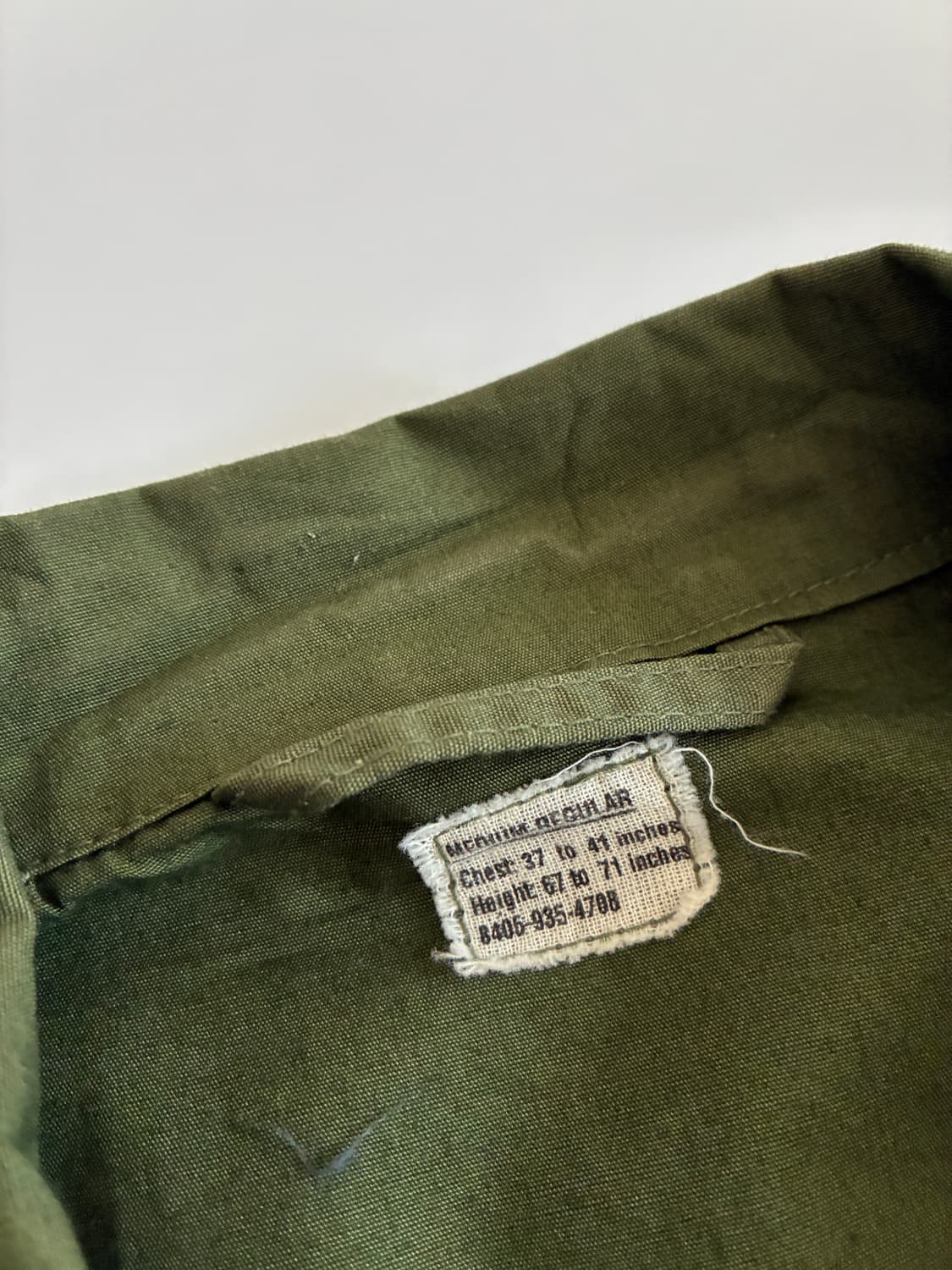 60년대 1세대 정글 퍼티그 자켓 복각 리프로 상품이미지2