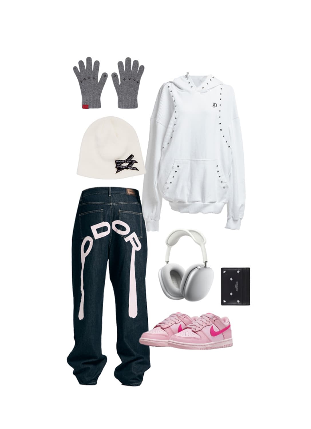 르세라핌 은채 착용) Odor logo drop pants (pk)  상품이미지5