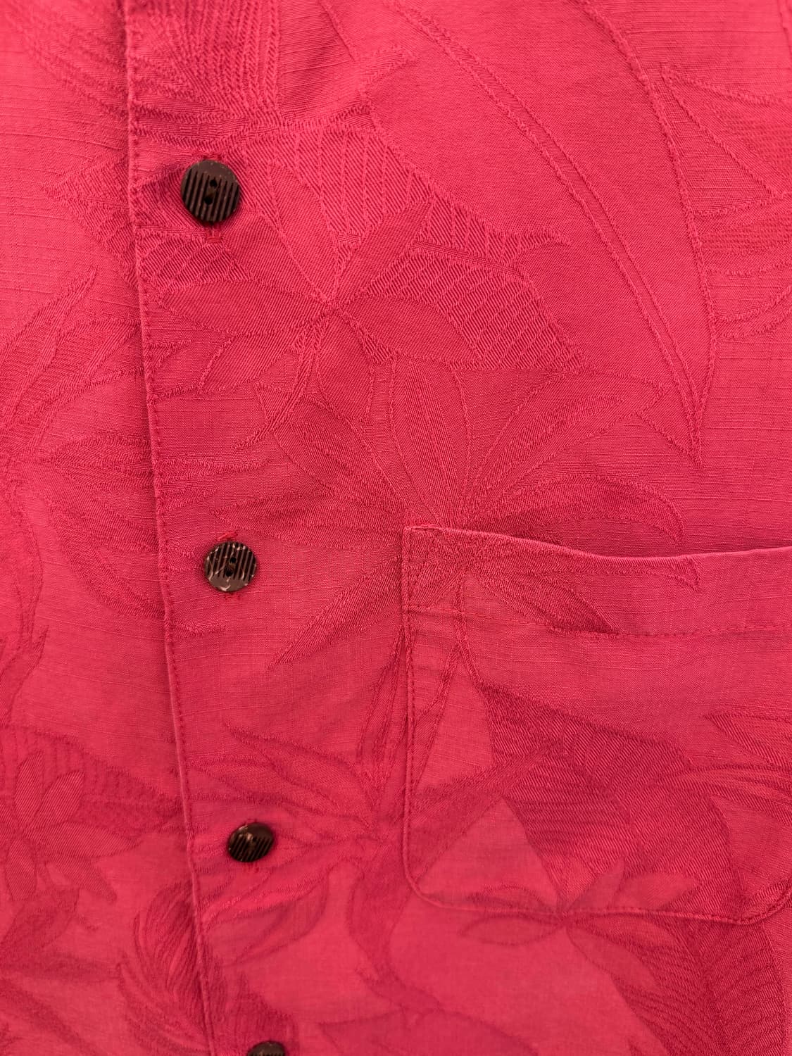 플라워패턴 모달 반팔 셔츠 상품이미지2