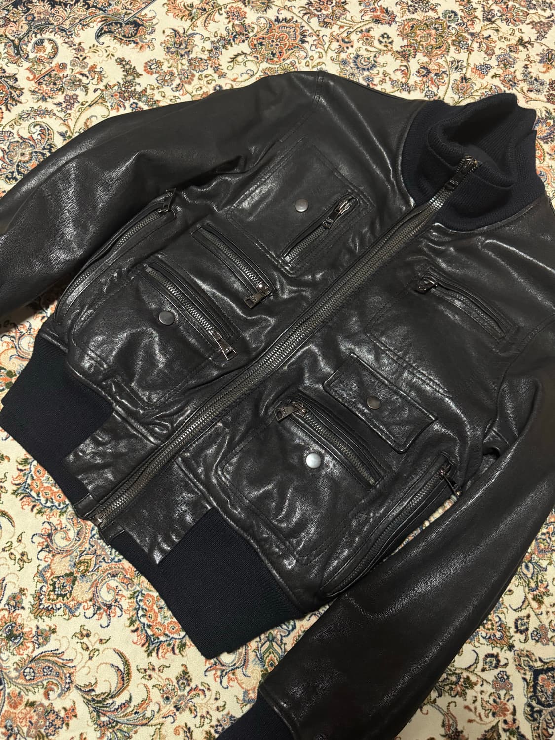Dolce & Gabbana 00's leather bomber 상품이미지7