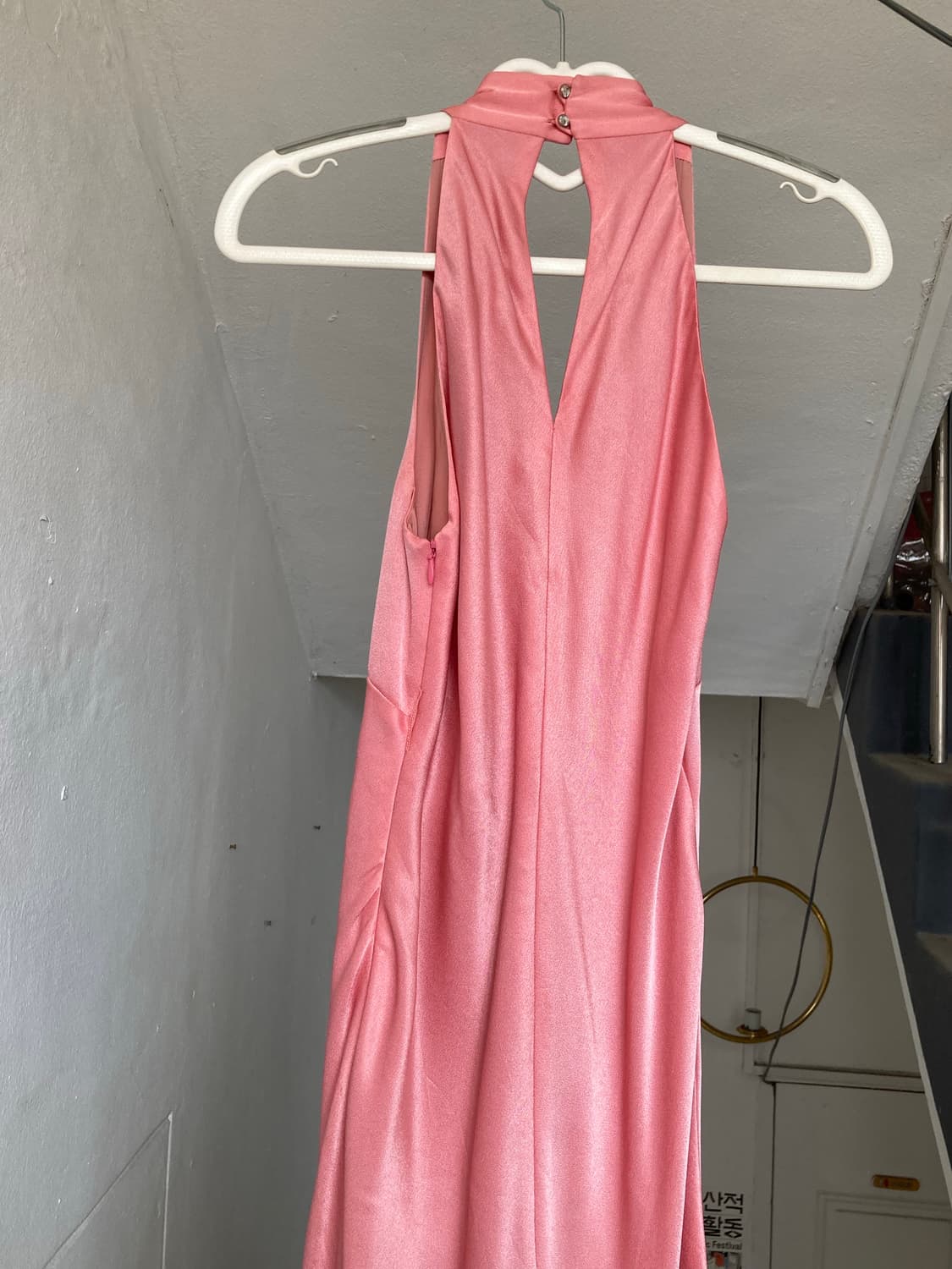 핑크 홀터넥 퀸카 드레스 상품이미지7