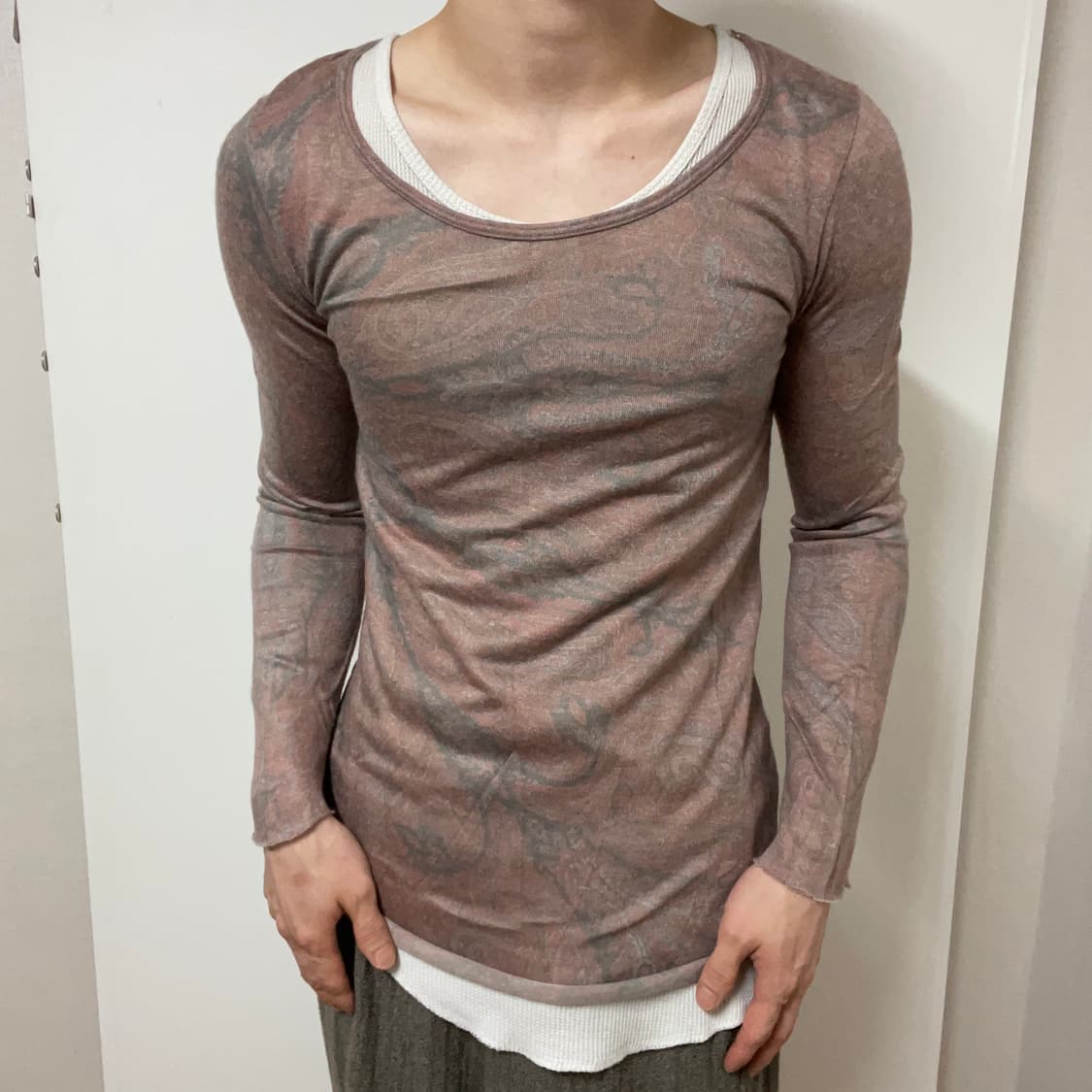 GOA PAISLEY PATTERN LONG SLEEVE 상품이미지1