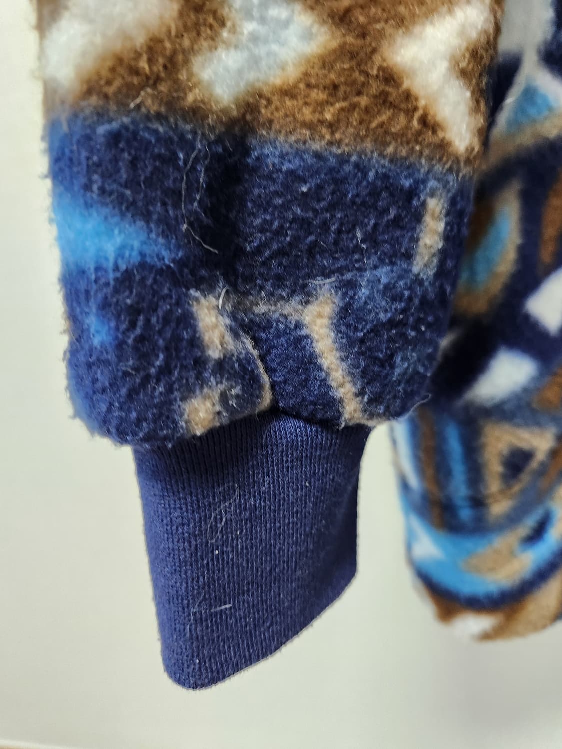 기하학 패턴 폴라플리스 풀오버 M 105-110 상품이미지5