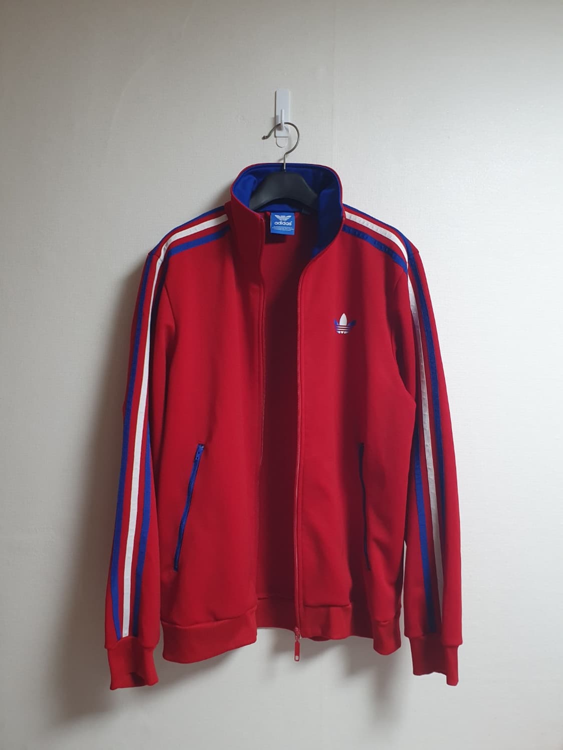 아디다스 져지 파이어버드 트랙탑 레드 블루 105 상품이미지3