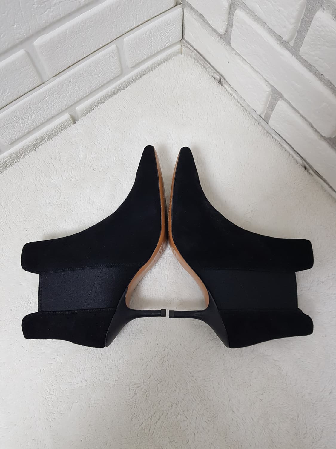 [37/240/정품] 셀린느 스웨이드 앵클부츠 첼시부츠 상품이미지6