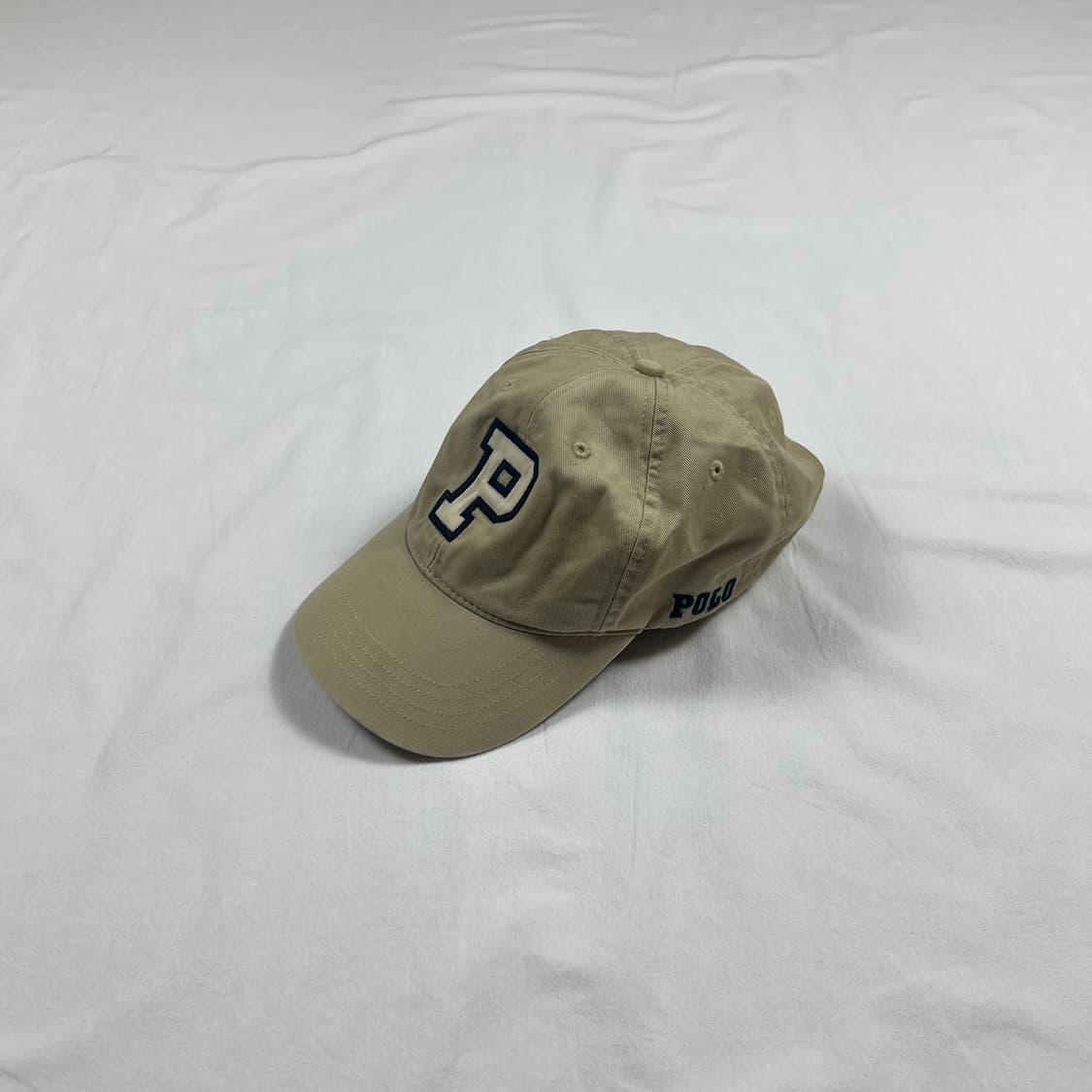 90‘s 폴로스포츠 polo sport p 로고 스트랩 볼캡 모자 상품이미지1