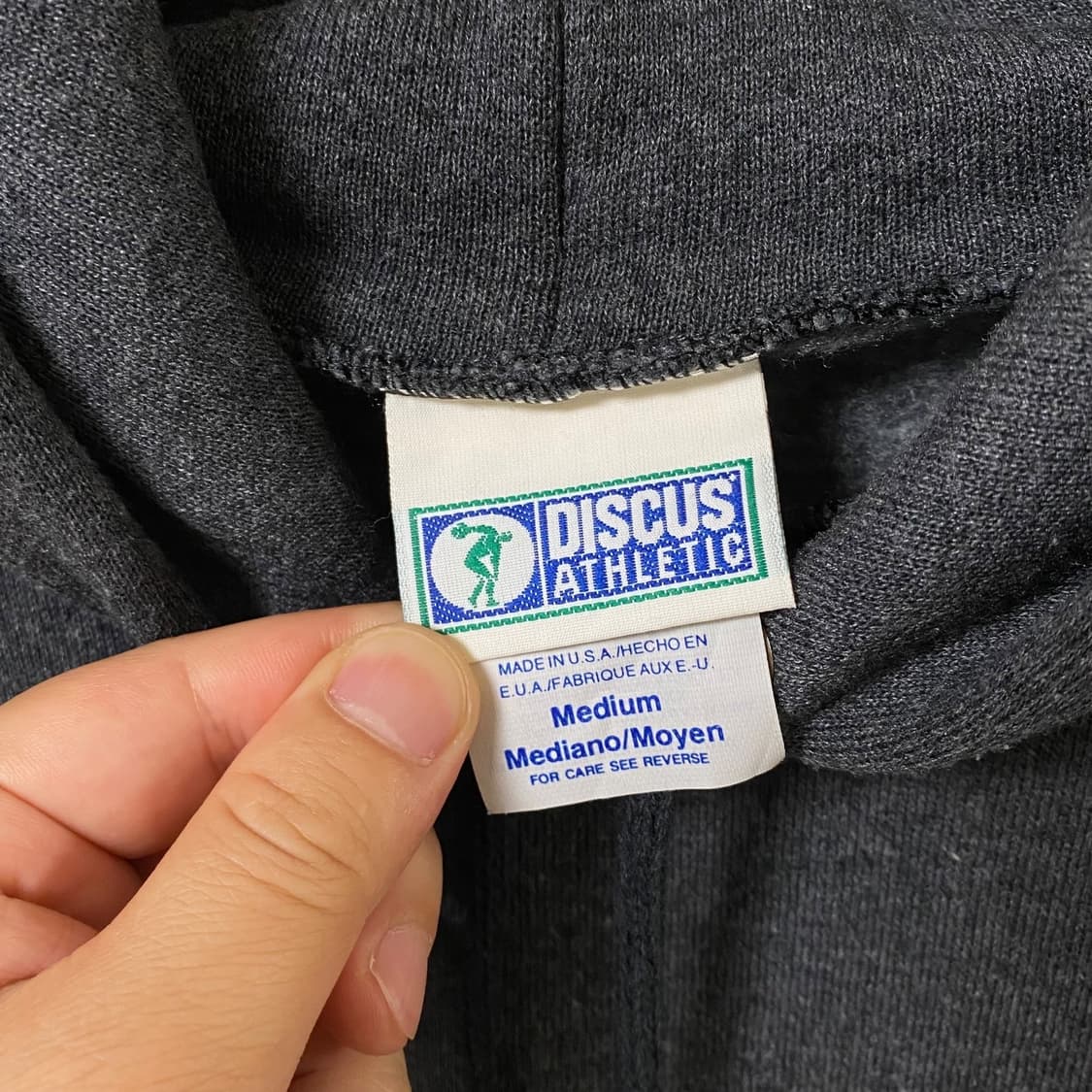 (M)DISCUS 디스커스 기모 스웨트 후드티셔츠 상품이미지3