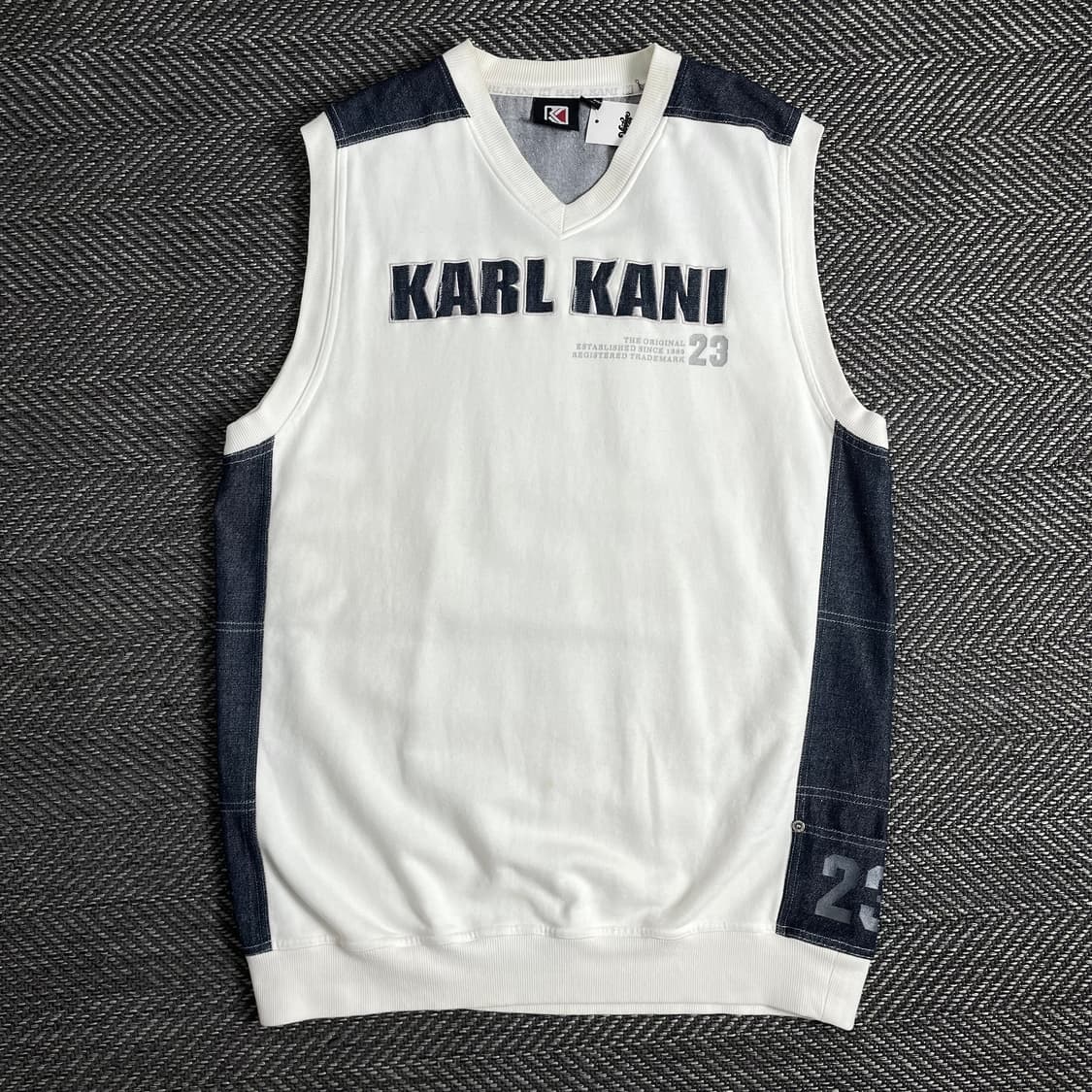 00s 칼카니 y2k 빅로고 스웻 베스트o 2864 상품이미지1