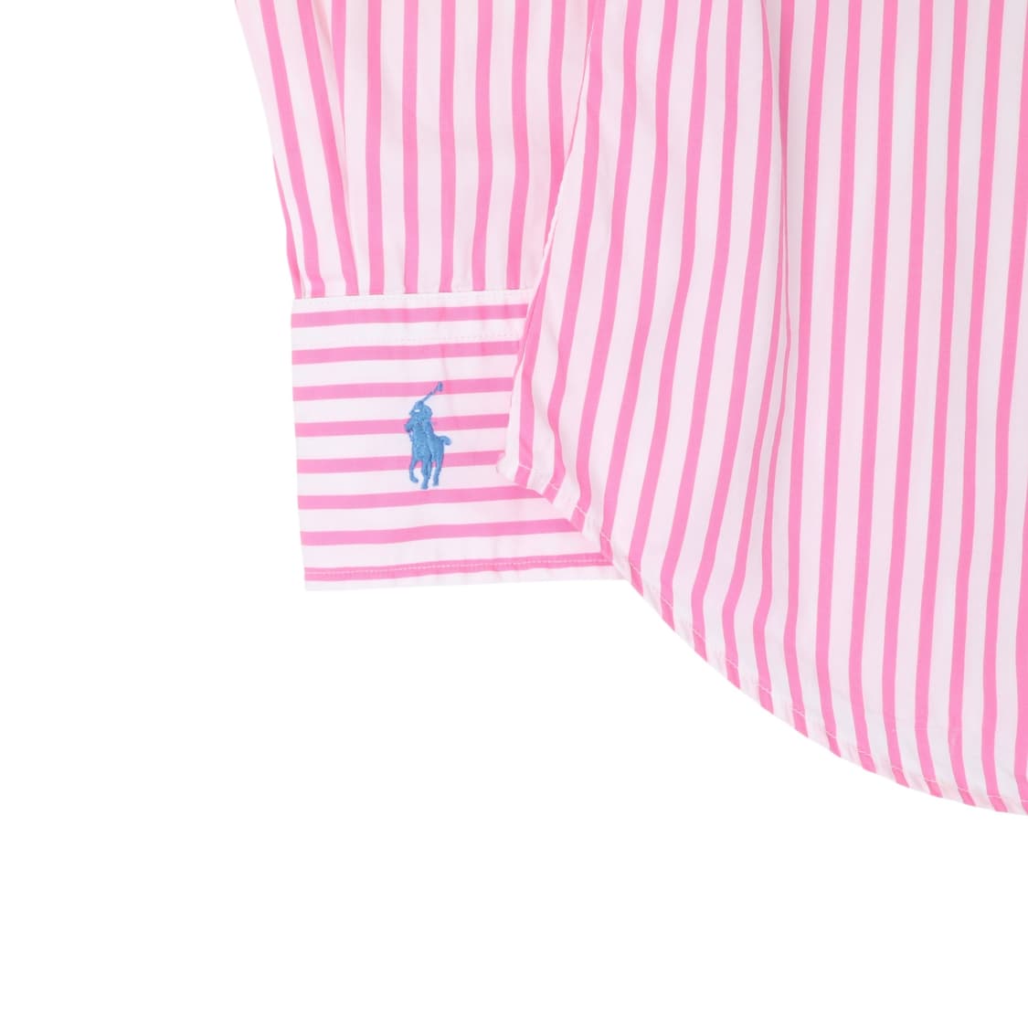 폴로 랄프로렌 우먼스 핑크 스트라이프 셔츠 상품이미지4